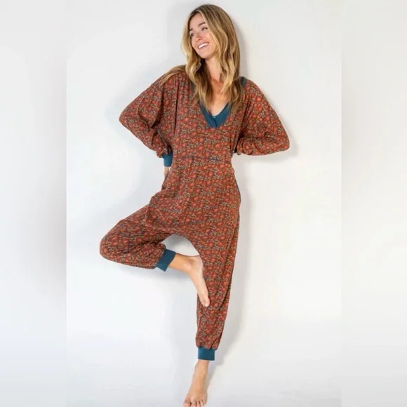 Natural Life 100% Cotton Johnnie Jumpsuit - Picture 1 of 4